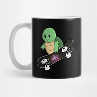 Space Turtle Skateboard Mug